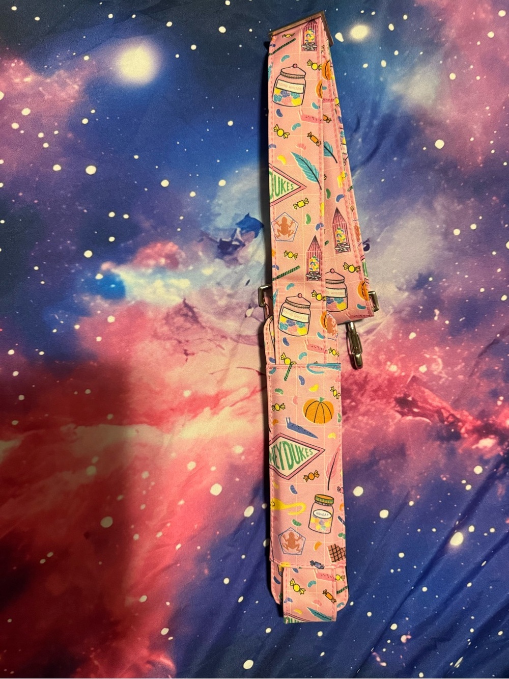 Honeydukes padded messenger strap